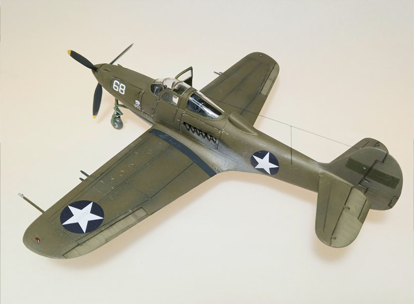 P-39N Airacobra, Lt. Bill Fiedler, Guadalcanal, Summer 1943 (Monogram 1/48)

