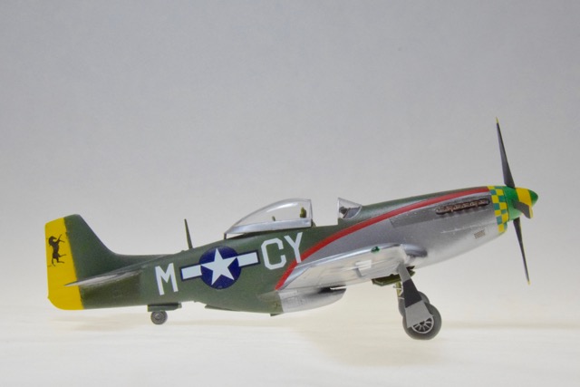 P-51D, 55th Fighter Group, 8th Air Force (Monogram 1/48)

