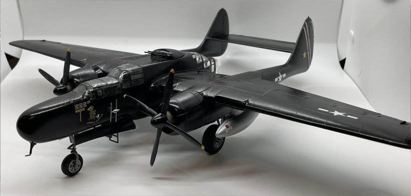 Northrop P-61B Black Widow, 418th Night Fighter Squadron, Leyte Philippines, December 1944 (Revell 1/48)
