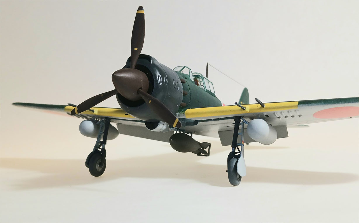 A6M8 Zero Type 54 (Hasegawa 1/48)
Only 2 prototypes built before the war ended
