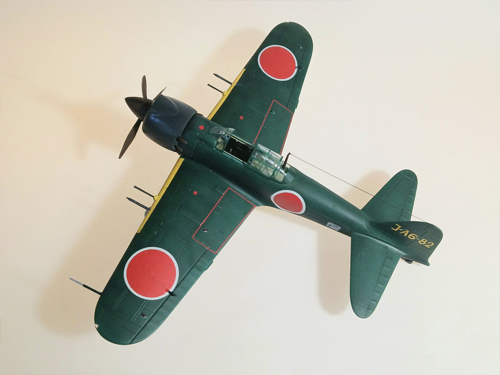 A6M8 Zero Type 54 (Hasegawa 1/48)
Only 2 prototypes built before the war ended
