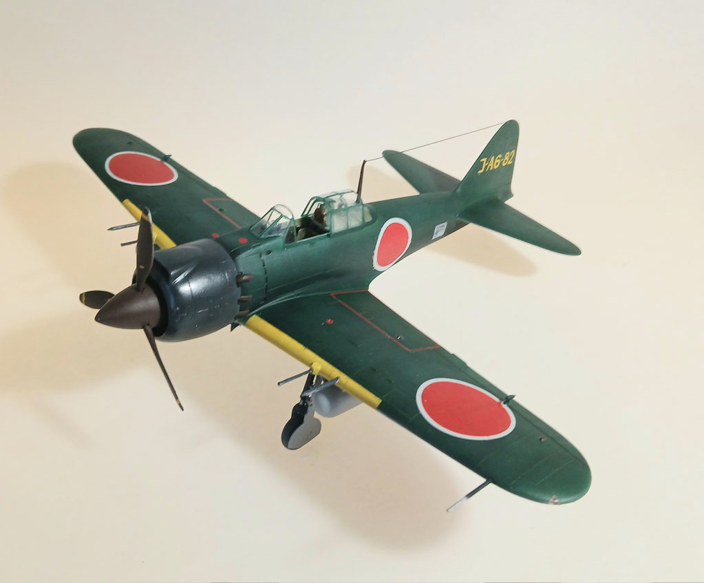 A6M8 Zero Type 54 (Hasegawa 1/48)
Only 2 prototypes built before the war ended
