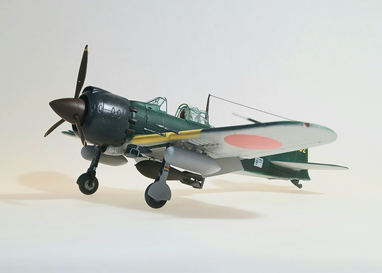 A6M8 Zero Type 54 (Hasegawa 1/48)
Only 2 prototypes built before the war ended
