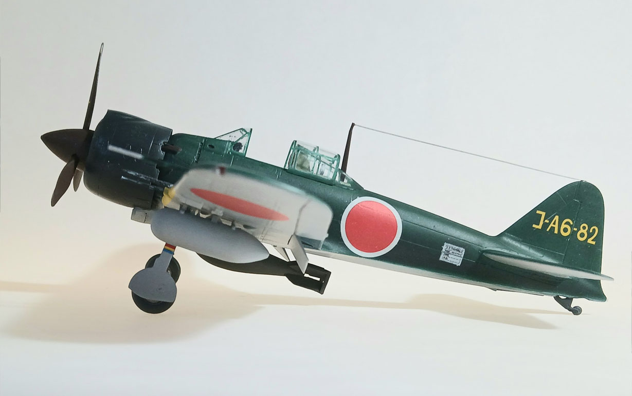 A6M8 Zero Type 54 (Hasegawa 1/48)
Only 2 prototypes built before the war ended
