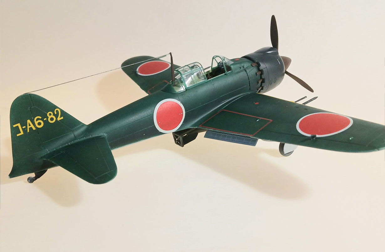 A6M8 Zero Type 54 (Hasegawa 1/48)
Only 2 prototypes built before the war ended
