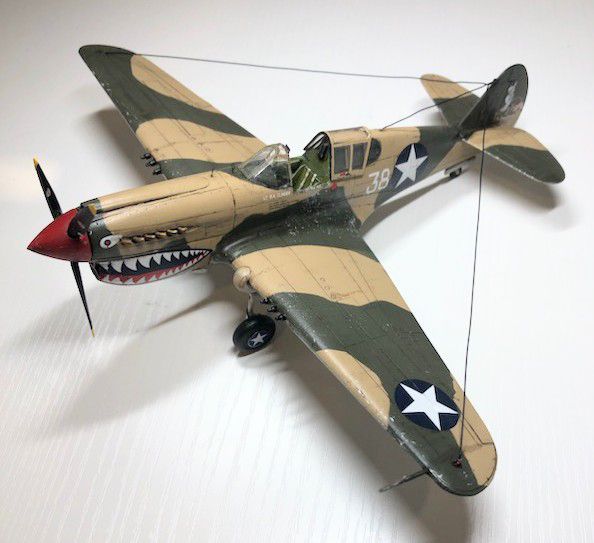 P-40E, Lt. Dallas Clinger, 16th Fighter Squadron, 23rd Fighter Group, Kweilin, China October 1942 (1/48)
