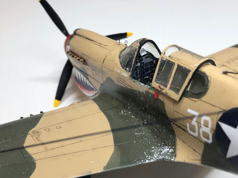 P-40E, Lt. Dallas Clinger, 16th Fighter Squadron, 23rd Fighter Group, Kweilin, China October 1942 (1/48)
