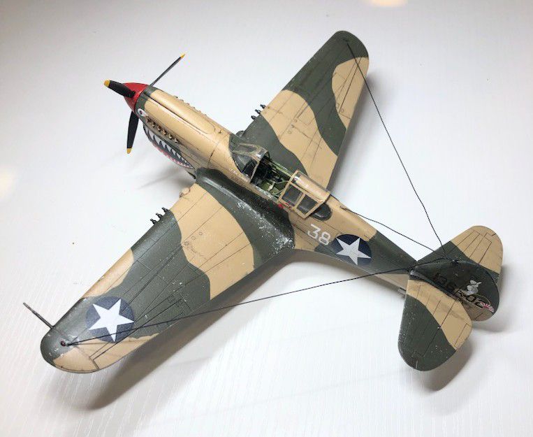 P-40E, Lt. Dallas Clinger, 16th Fighter Squadron, 23rd Fighter Group, Kweilin, China October 1942 (1/48)
