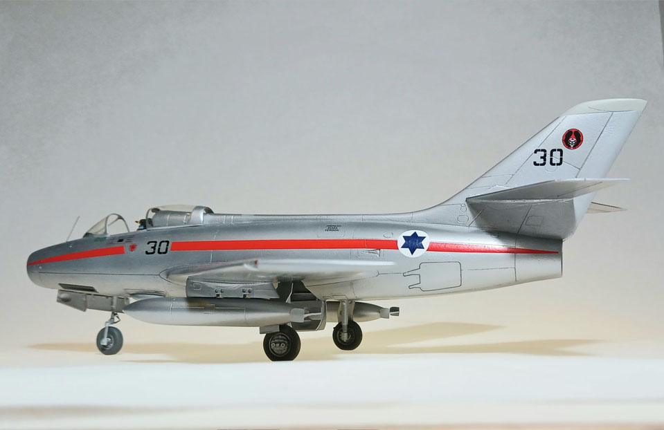 Dassault Mystere IV, 1st Fighter Squadron, Israeli Defense Force 1957 (Hi-Tech 1/48)
