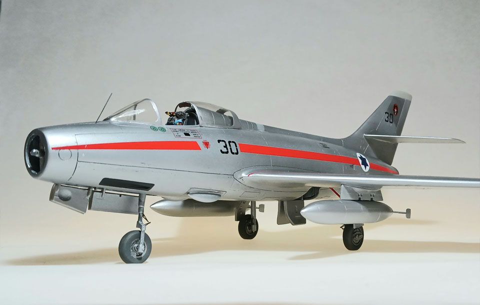 Dassault Mystere IV, 1st Fighter Squadron, Israeli Defense Force 1957 (Hi-Tech 1/48)
