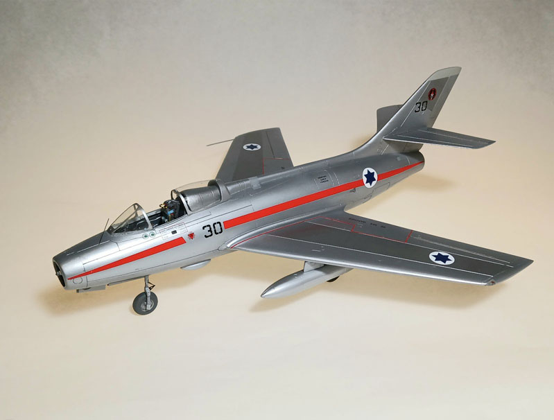 Dassault Mystere IV, 1st Fighter Squadron, Israeli Defense Force 1957 (Hi-Tech 1/48)
