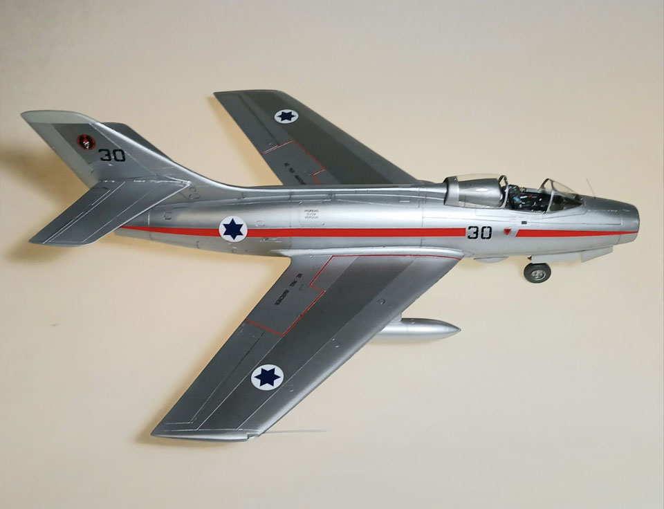 Dassault Mystere IV, 1st Fighter Squadron, Israeli Defense Force 1957 (Hi-Tech 1/48)
