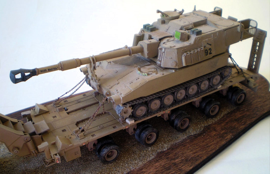 M1070/M1000 70-ton Tank Transporter (Takom 1/72) & M109 (Riich Models 1/72)
