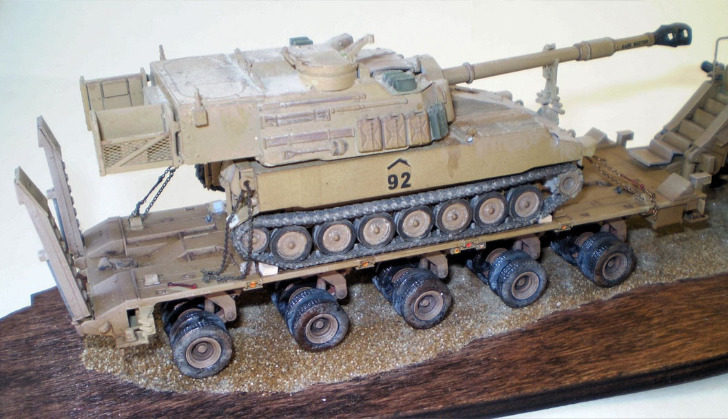 M1070/M1000 70-ton Tank Transporter (Takom 1/72) & M109 (Riich Models 1/72)
