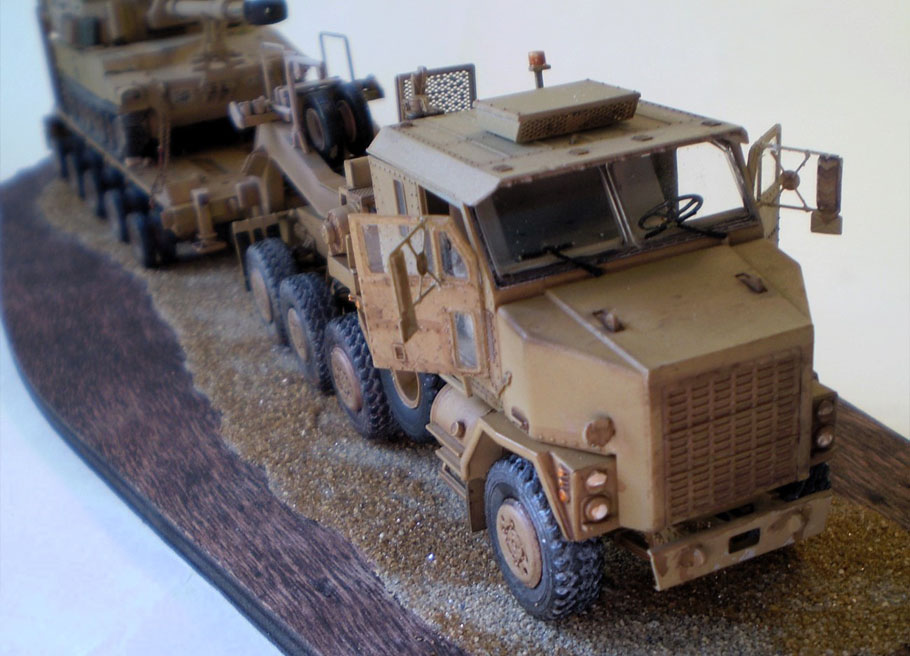 M1070/M1000 70-ton Tank Transporter (Takom 1/72) & M109 (Riich Models 1/72)
