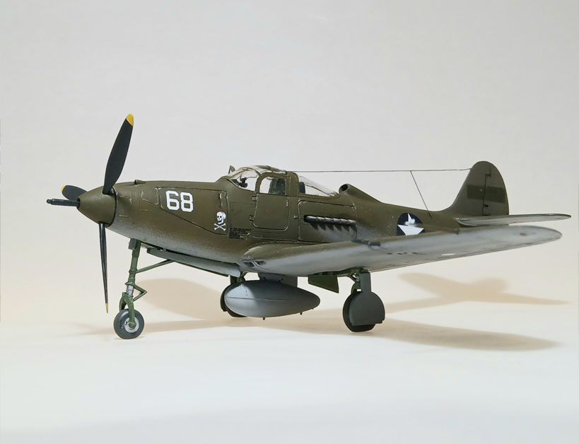P-39N Airacobra, Lt. Bill Fiedler, Guadalcanal, Summer 1943 (Monogram 1/48)
