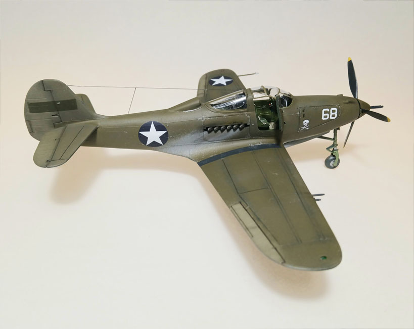 P-39N Airacobra, Lt. Bill Fiedler, Guadalcanal, Summer 1943 (Monogram 1/48)
