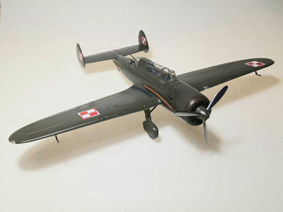 PZL 46 Sum, 2nd Prototype. Poland, Sept. 1939 (Miniplast Vacform 1/48)
