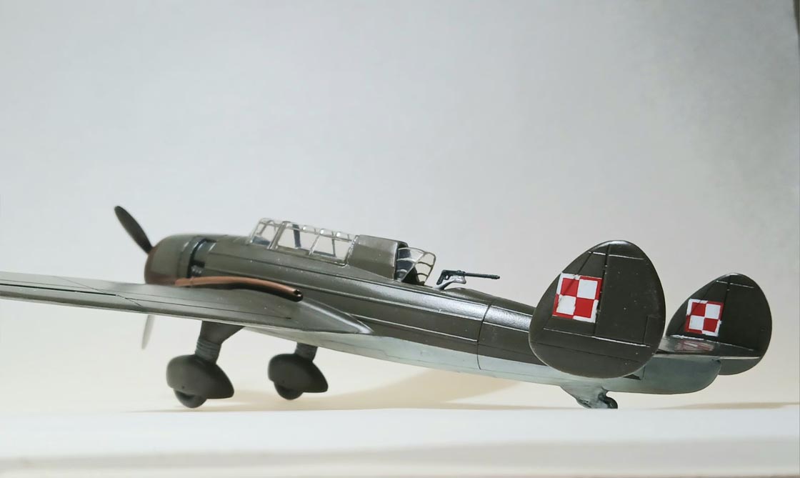 PZL 46 Sum, 2nd Prototype. Poland, Sept. 1939 (Miniplast Vacform 1/48)
